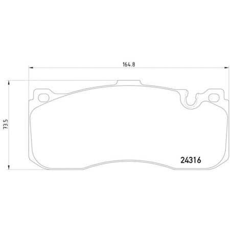 Pagid Brakes Disc Brake Pad, 355014041 355014041